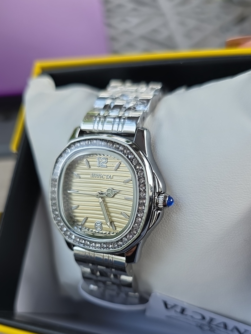 753.  Invicta Wildflower Ember Women's Watch - 31mm. Steel (69390) - Picture 6 of 7